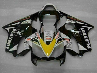 Best CBR 600 F4i 2001-2003 - Giallo Argento Nero Playboy