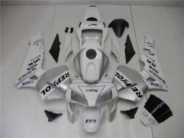 Best CBR 600 RR 2003-2004 - Argento Bianco Nero Repsol