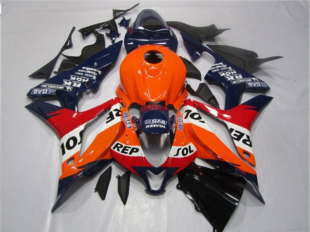 Best CBR 600 RR 2007-2008 - Arancia Blu Nero Repsol