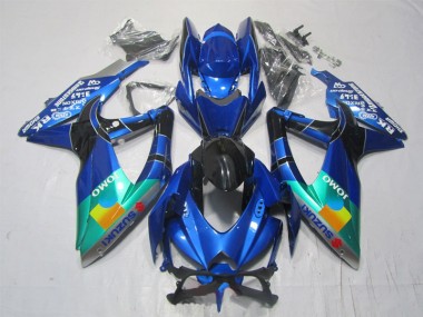 Best GSXR 1000 K7 2007-2008 - Blu Nero Verde Jomo