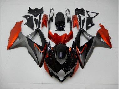 Best GSXR 600 / 750 K8 2008-2010 - Nero Arancia Grigio