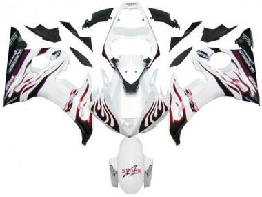 Best R6 2003-2005 - Bianco Nero Rosso Fiamma