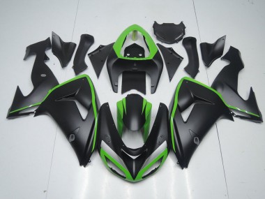 Best ZX10R 2006-2007 - Nero Opaco con Verde Line