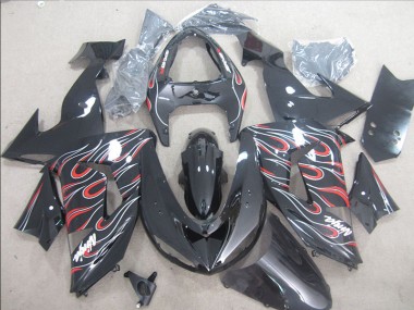 Best ZX10R 2006-2007 - Nero Rosso Bianco Fiamma Ninja